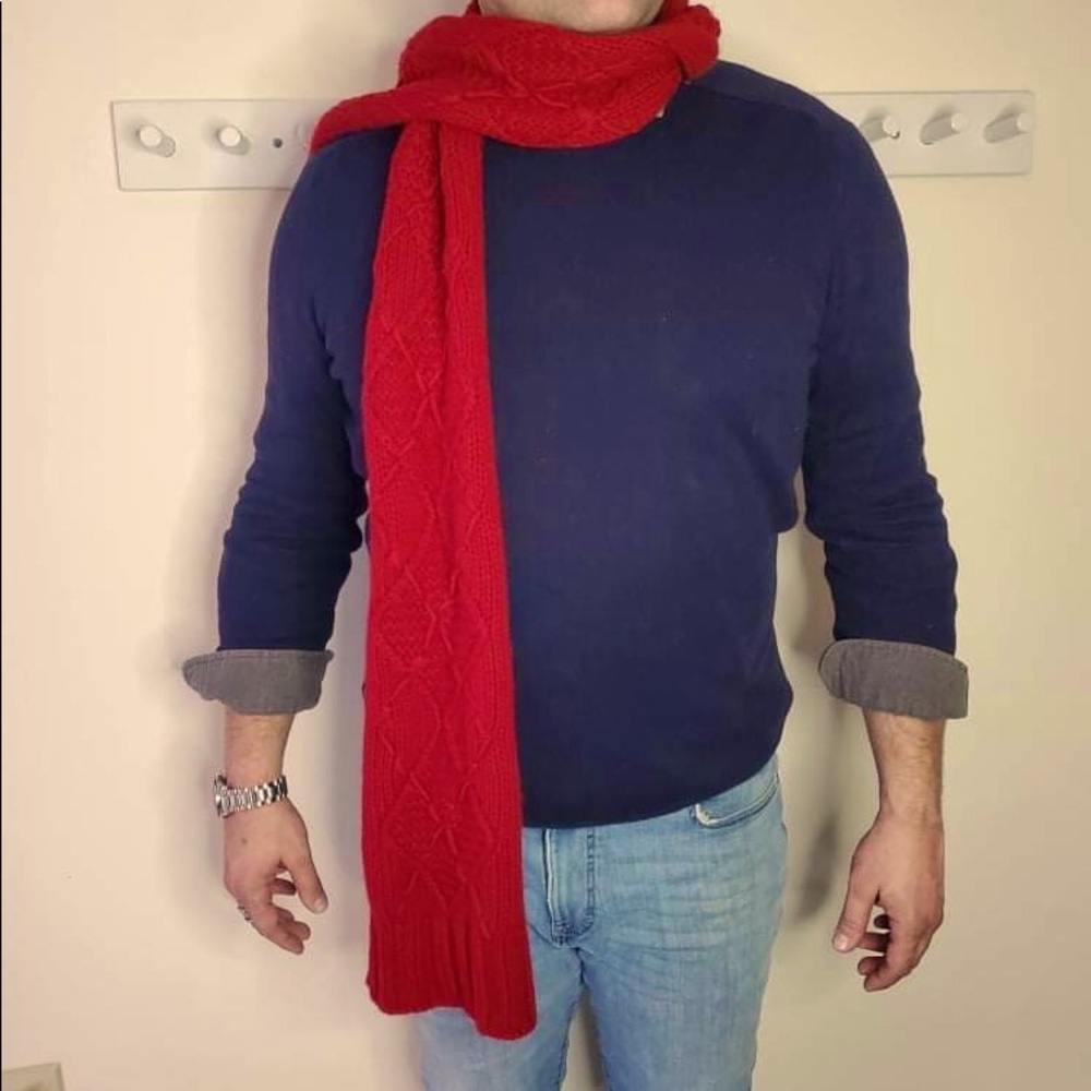 Banana Republic Scarf (Red - Wool/Cashmere)